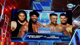 Jinder Mahal & Shanky Vs Angel Garza & Humberto Carrillo - WWE Smackdown 27/05/2022 (En Español)