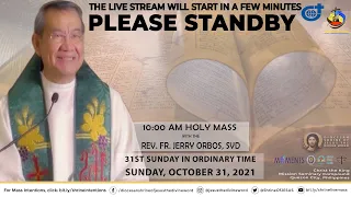 LIVE NOW | Holy Mass at the Diocesan Shrine for Sunday, Oct. 31, 2021 (10am)