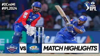 DC vs MI 43rd Match IPL 2024 Highlights | IPL Highlights 2024 | DC vs MI Highlights 2024