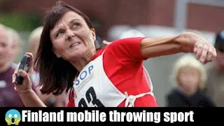 Finland Mobile throwing sport|| from the heart || amazing sport || amazing fact ||