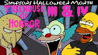 Treehouse of Horror 3 & 4 REACTION - And we're already hitting some classic episodes!