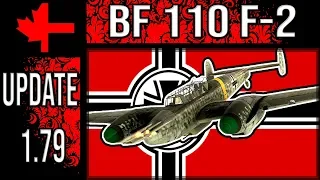 War Thunder - Update 1.79 - Bf 110 F-2