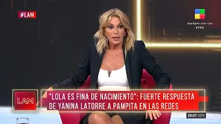 Yanina Latorre habló de su enojo con Pampita y el jurado del Bailando