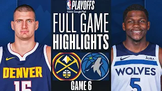 TIMBERWOLVES vs NUGGETS Full Game 6 Highlights | May 16, 2024 | NBA Playoffs GAME 6 Highlights (2K)