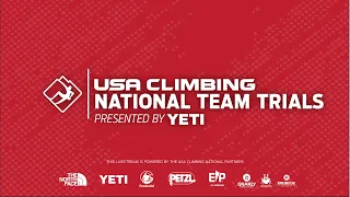 2023 National Team Trials - Men's Lead Finals