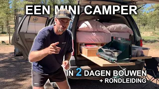 Een MINI camper bouwen in 2 dagen