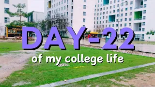 Day-22 of my college life | Rain, LRC and wellness Center | #bennettuniversity #vlog #Tusharday100