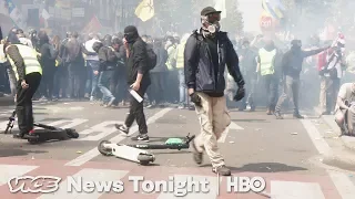 France's Yellow Vest Protestors Took To The Streets For May Day (HBO)