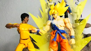 Dragon Ball - Goku vs Bruce Lee Part 2 - Stop Motion