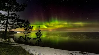 Северное сияние, Эстония. Virmalised Eesti. Aurora borealis. 2022