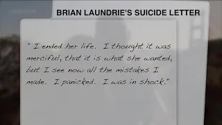 Brian Laundrie's suicide letter says he ended Gabby Petito's life