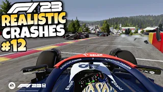 F1 23 REALISTIC CRASHES #12