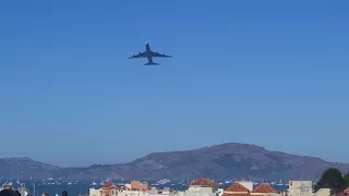 United 747 San Francisco Fleet Week Oct 7 2017