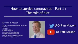 Dr. Paul Mason - How to survive coronavirus - diet and metabolic health