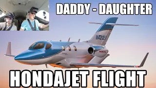 Dad's HondaJet Journey with Daughter