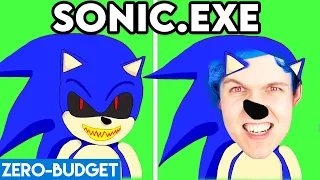 SONIC.EXE WITH ZERO BUDGET! (FUNNY SONIC PARODY BY LANKYBOX!)