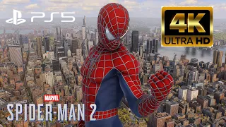 Marvel's Spider-Man 2 PS5 - Webbed Suit (Sam Raimi Suit) Free Roam Gameplay (4K)