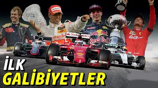 F1 İlk Galibiyetler I Hamilton, Verstappen, Vettel, Leclerc, Ricciardo ... SERHAN ACAR ANLATIMI