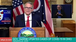 WATCH | Governor DeWine updates the cases of COVID-19 in Ohio