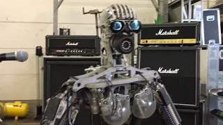 Compressorhead Robot Band Performance in Berlin Spandau