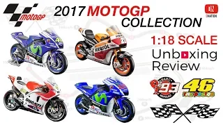 Reviewing Top 4 Motogp Championship 1/18 scale Die cast Super bikes by Dnation