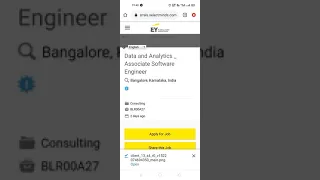 EY(ERNST & YOUNG) RECRUITMENT 2021 | SALARY ~50000/month |Data and Analytics _ Associate Software En