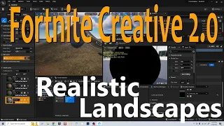 UEFN tutorial. Create custom realistic landscapes in Fortnite Creative 2.0