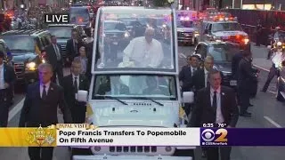 Pope Transfers To Popemobile