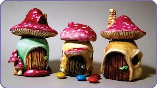 ❣DIY Miniature Mushroom Fairy House Jars❣