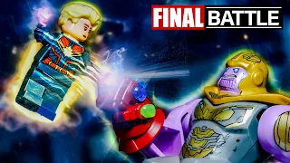 Lego Captain Marvel Vs Thanos - Avengers Endgame Final Battle