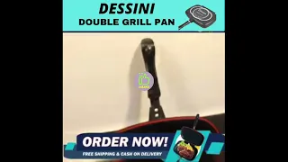 Dessini Italy Double Sided Grill Pan 36cm