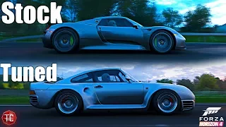Forza Horizon 4: Stock vs Tuned! Porsche 918 vs Porsche 959