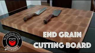 Large Maple End Grain Cutting Board Build - The Beast