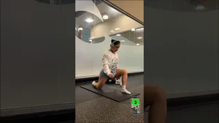 Her Leg Day Warm Up: AMAZING!