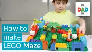 How To Build LEGO Maze - Simple DIY Kids Games | AD