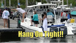 Hang on Tight!! | Miami Boat Ramps | Black Point Marina