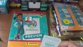 BRAND NEW COLLECTION!!!! Panini UEFA Euro 2020 Official Preview Sticker Collection Starter Pack.