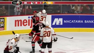 Three-punch KO by Griffins' Dominik Shine