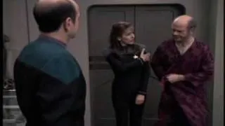 Deanna Troi in Voyager - "Life Line" Tough Counselling job!