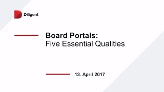 5 Essential Qualities of a Board Portal