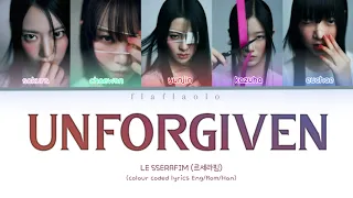 UNFORGIVEN LE SSERAFIM (르세라핌) Color Coded | Han/Rom/Eng