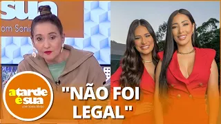 Sonia Abrão diz que Simone “deveria ter ficado na dela” em discussão com Simaria