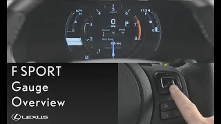 Lexus How-To: IS F SPORT Digital Gauge Overview | Lexus