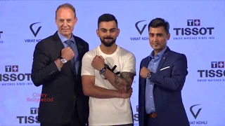 Virat Kohli unveils Tissot's special edition watches