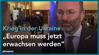 Ukraine-Krieg: Interview mit Manfred Weber (Vorsitzender EVP-Fraktion EU-Parlament)