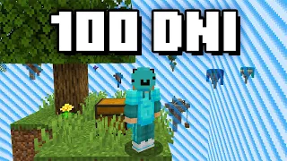 100 DNI SKYBLOCK HARDCORE, ale CO KAŻDY LEVEL EXPA ŚWIAT SIĘ POWIĘKSZA!