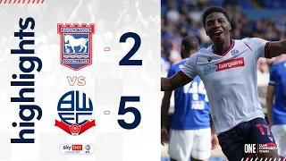 HIGHLIGHTS | Ipswich Town 2-5 Bolton Wanderers