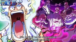 FULL SPOILER OP 1109 - GILA! LUFFY VS 5 GOROSEI! SATURN MENSUMMON PARA GOROSEI LAIN KE EGGHEAD