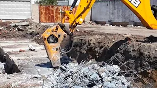 Полтава. JCB 3 CX. Котлован ІІ. Гидромолот.