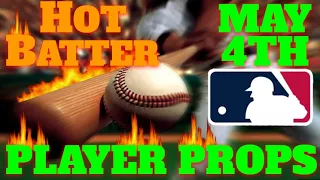 MLB ⚾ Player Props 🏟 [5/4/24] | MLB Bets & Predictions | #mlbpredictions  #mlbpicks #mlbbestbets